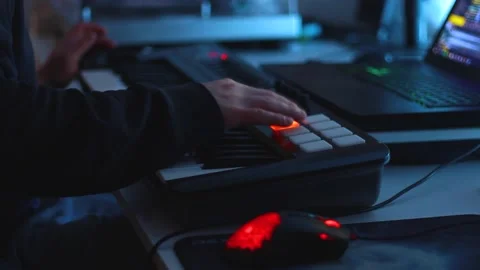 Midi Controller 库存影片 171180221