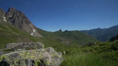 Midi D´Ossau peak (2884 m.), Ossau Valley Stock Footage 157354896