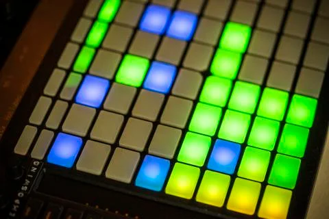 Midi Pad Controller Stock Photos