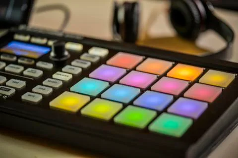 Midi Pad Controller Stock Photos