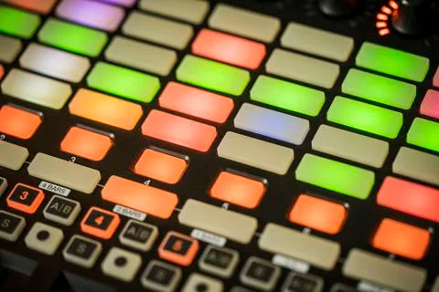 Midi Pad Controller Stock Photos