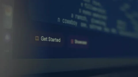 Midjourney page displayed on computer screen Vídeo Stock 254551741