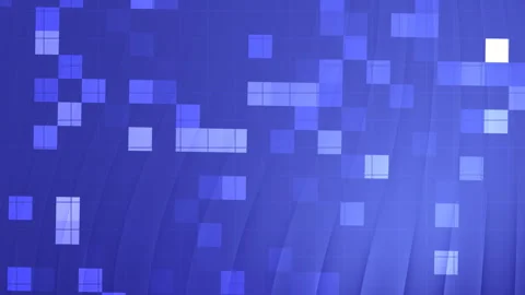 Midnight blue gradient digital squares abstract data grid tech Vídeos de archivo 330562190
