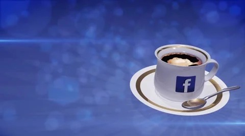 Midnight Coffee. Facebook Stock Footage 50004105