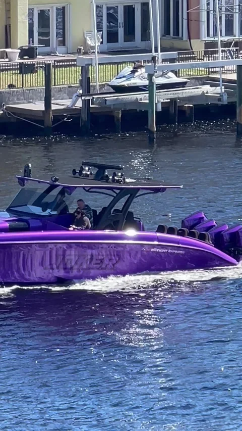 Midnight Express 43’ Solstice Stock Footage 296816912