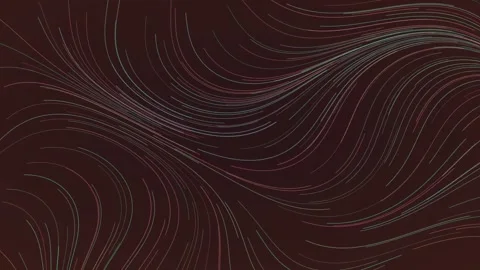 Midnight flow field lines background pulsing loop Vídeos de archivo 342645965