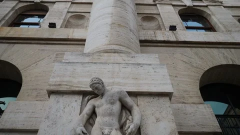 Midnight palace Milan Stock Footage 263714536