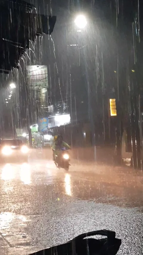 Midnight rain Stock Footage 234215051