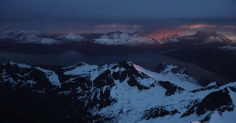 The Midnight Sun in Norway Stock Footage 81453958