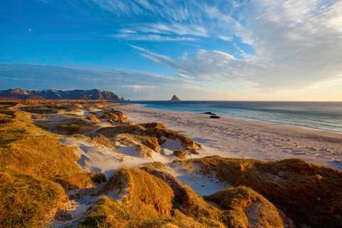 Midnight sun Stock Photos