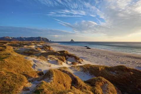 Midnight sun Stock Photos