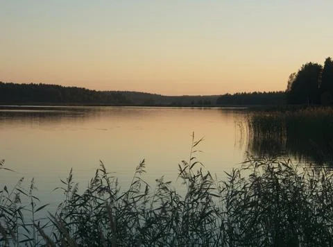 Midnight sun Stock Photos