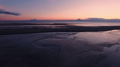 Midnight sun sunset Stock Footage 70334659