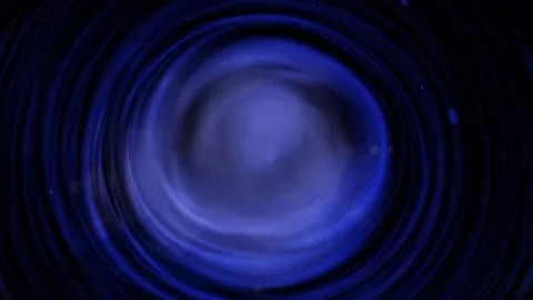 Midnight Swirl — Deep Blue Vortex Video stock 312071269