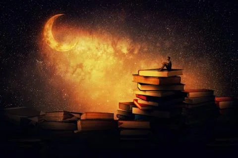 Midnight tale Stock Photos
