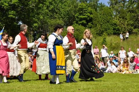 Midsummer celebration Stock Photos