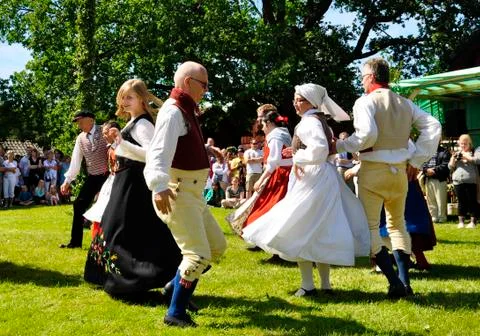 Midsummer celebration Stock Photos