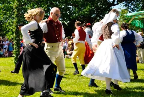 Midsummer celebration Stock Photos