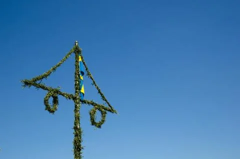 Midsummer pole Stock Photos