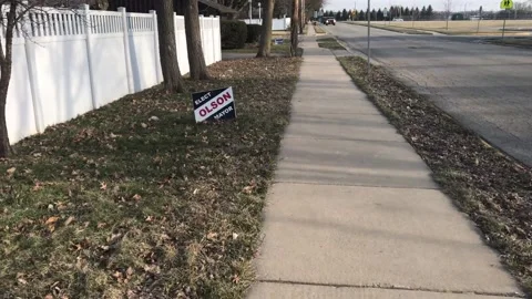 Midterm election election signs Stock-Footage 210311071