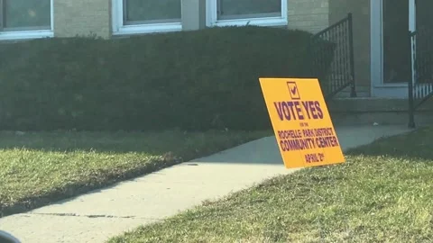 Midterm election election signs Stock-Footage 210312097