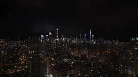 Midtown Lightning Stock Footage 152119544