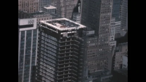 Midtown Manhattan 1963 Video stock 148130301