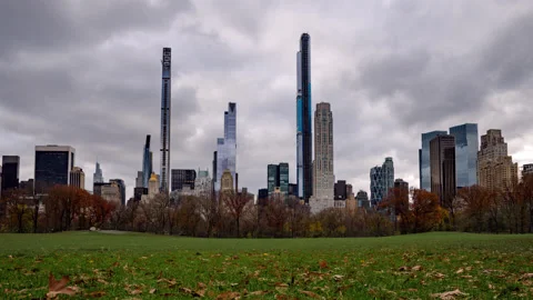 Midtown Manhattan Cloudscape Stock Footage 144299585