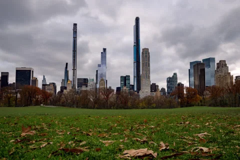 Midtown Manhattan Cloudscape Stock Footage 144299611