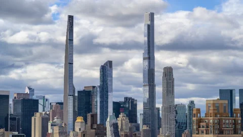 Midtown Manhattan Defocus Timelapse Stock Footage 223608564