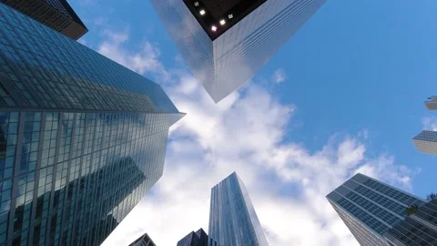 Midtown Manhattan sky timelapse Stock Footage 162005657