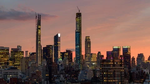 Midtown New Development Stock Footage 115542777