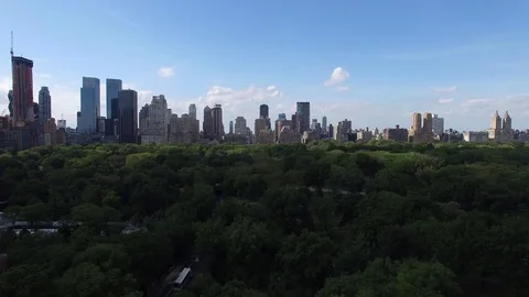 Midtown NYC - Central Park Stock Footage 77702538
