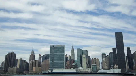 Midtown Skyline Manhattan Time-lapse Stock Footage 39717205