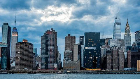 Midtown skyline Stock Photos