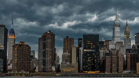 Midtown skyline Fotos Stock