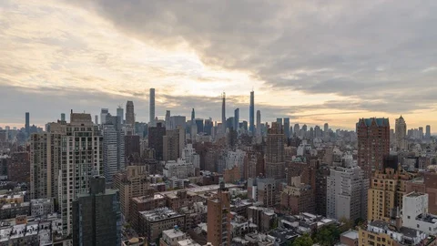 Midtown Sunset Stock Footage 119798347