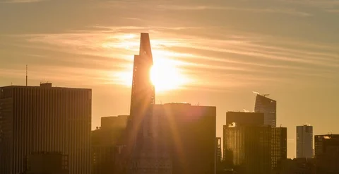 Midtown Sunset I Stock Footage 123153676