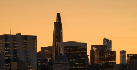 Midtown Sunset II Stock Footage 123153783