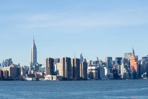 Midtown from Williamsburg Stock Photos