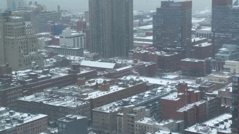 Midtown Winter Stock Footage