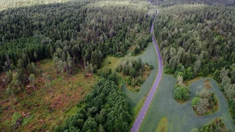 The Midtveien Road Vídeo Stock 88802710