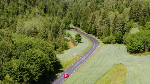 The Midtveien Road Vídeo Stock 88803954