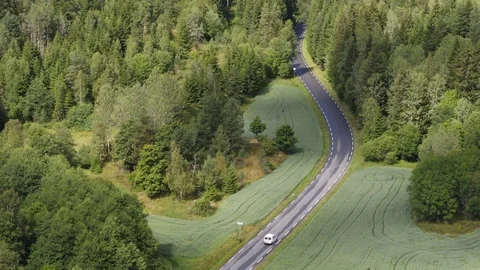 The Midtveien Road Vídeo Stock 88806117