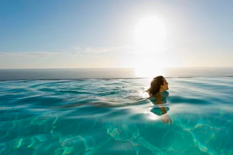Midwater swimmer Foto stock