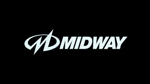 Midway Logo - Arcade game screen - Motion Graphic Loop Video stock 45601590