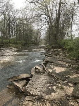 Midwest River Bed Stock Photos
