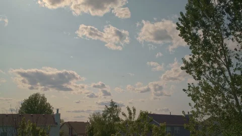 Midwest Suburban Sunset 2 Stock Footage 109188200