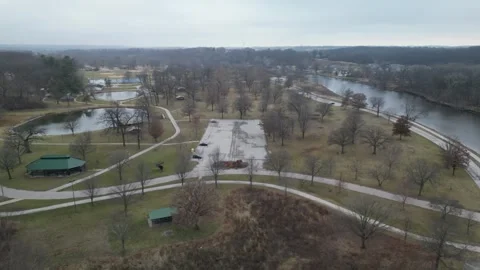 Midwestern Cities, deep into the winter Stock Footage 296607607