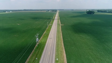 Midwestern Highway 스톡 동영상 96480667